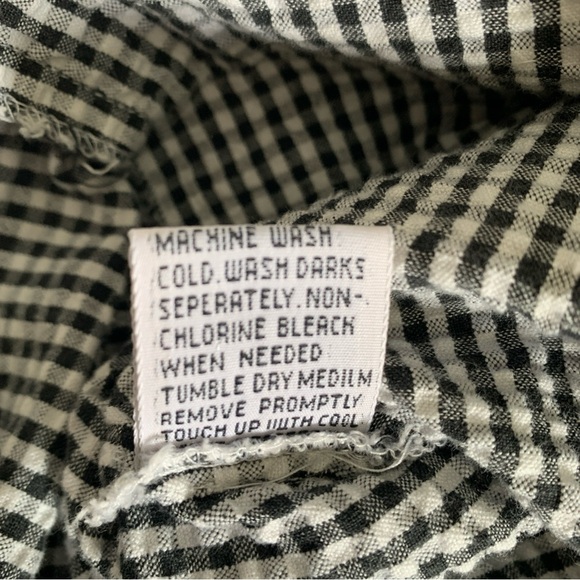 Requirements Black White Gingham Blazer 100% Cotton Pockets Single Button 18 - Picture 5 of 11